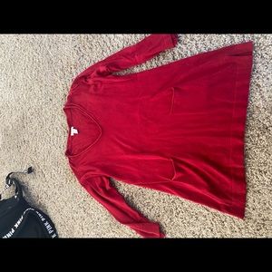 chico’s red sweater